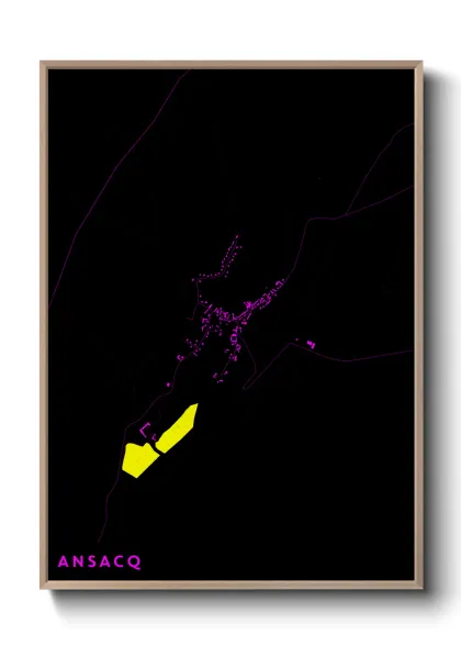 Une affiche de carte sur Ansacq