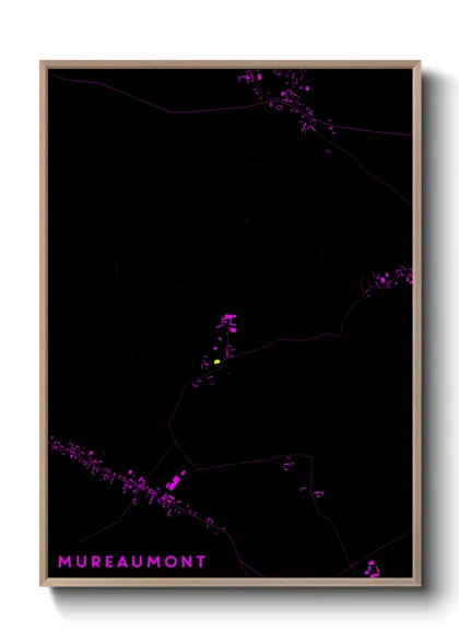 Une affiche de carte sur Mureaumont