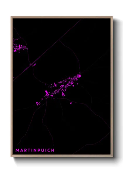 Une affiche de carte sur Martinpuich