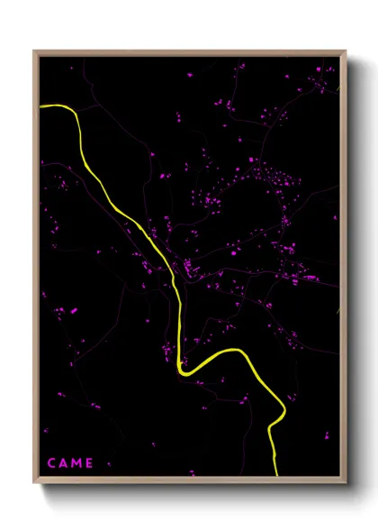 Une affiche de carte sur Came