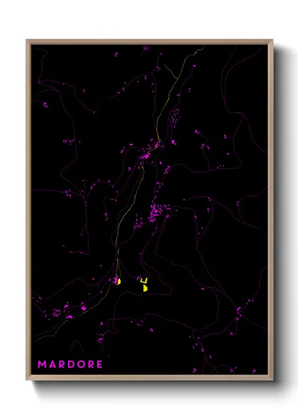 Une affiche de carte sur Mardore