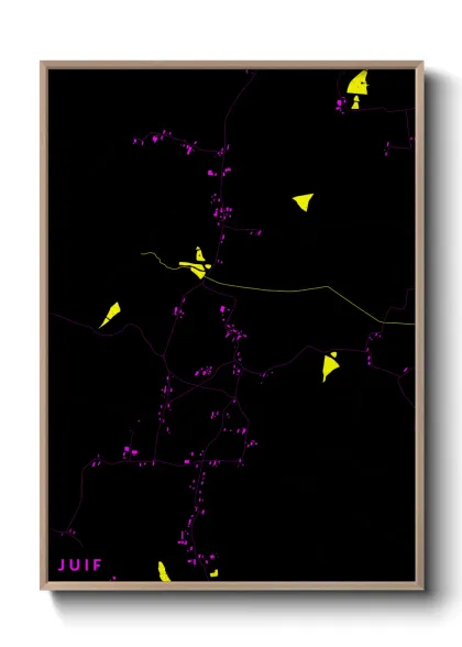 Une affiche de carte sur Juif