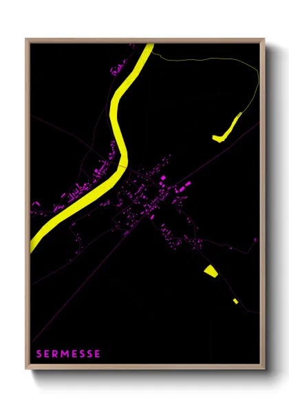 Une affiche de carte sur Sermesse