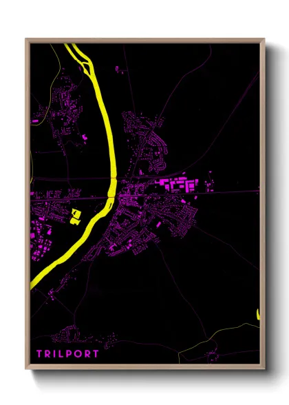 Une affiche de carte sur Trilport