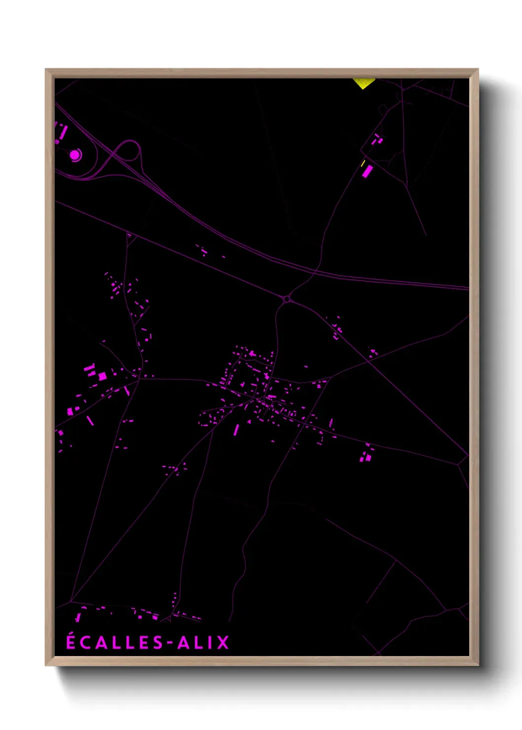 Un poster carteÉcalles-Alix
