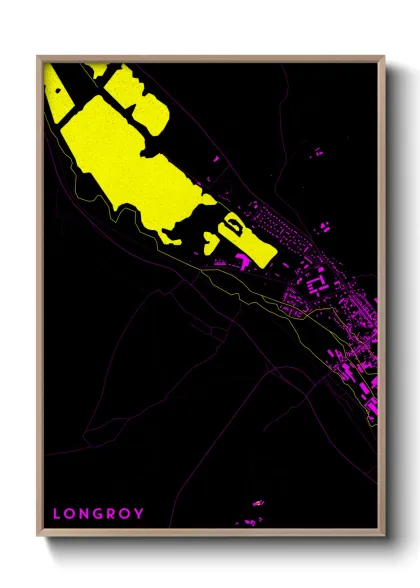 Une affiche de carte sur Longroy