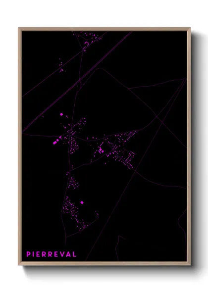 Une affiche de carte sur Pierreval