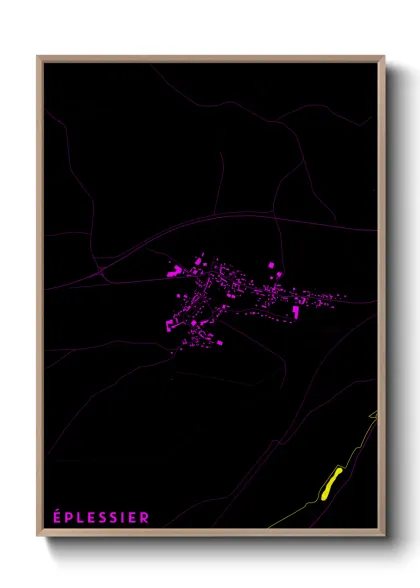 Une affiche de carte sur Éplessier