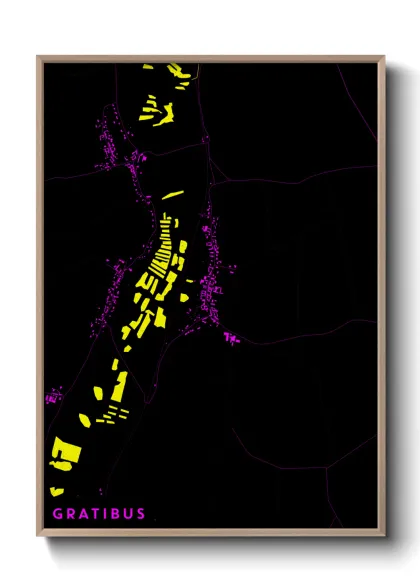 Une affiche de carte sur Gratibus