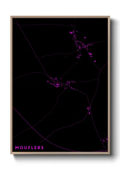 Une affiche de carte sur Mouflers