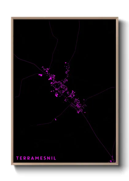 Une affiche de carte sur Terramesnil