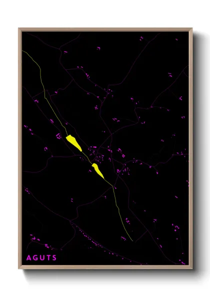 Une affiche de carte sur Aguts