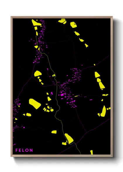 Une affiche de carte sur Felon