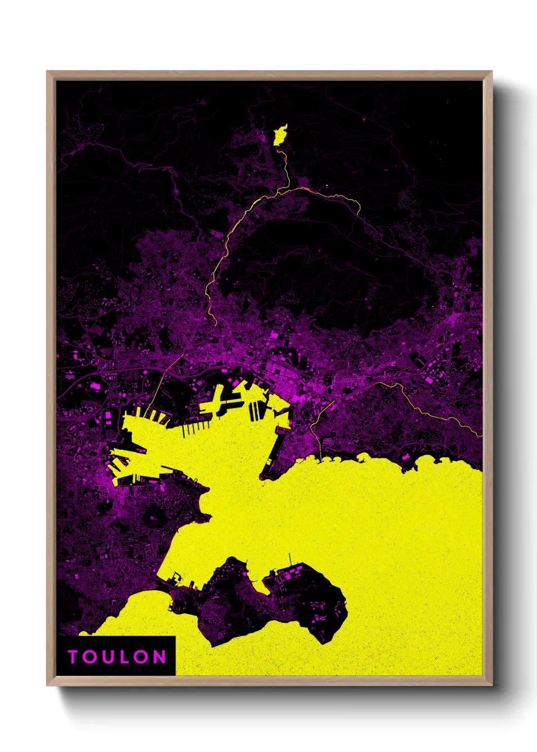 Un poster carteToulon