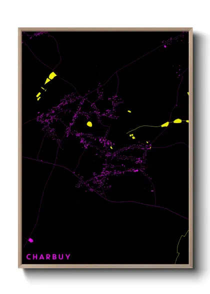 Une affiche de carte sur Charbuy