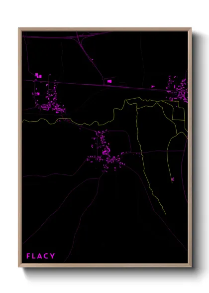 Une affiche de carte sur Flacy