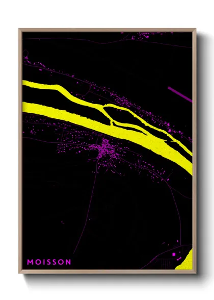 Une affiche de carte sur Moisson