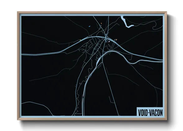 Une affiche de carte sur Void-Vacon