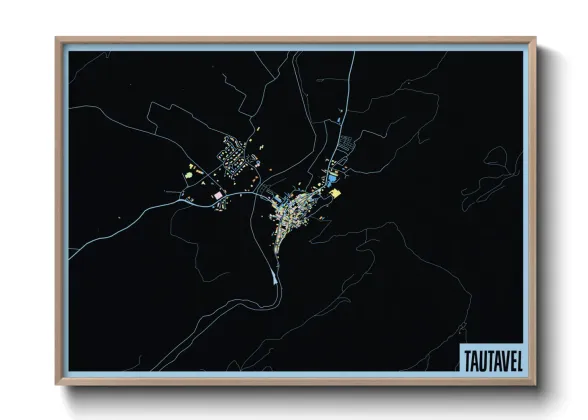 Une affiche de carte sur Tautavel