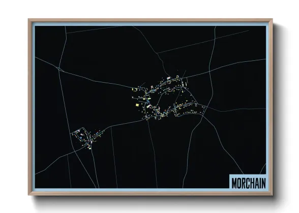 Une affiche de carte sur Morchain