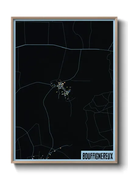 Une affiche de carte sur Bouffignereux