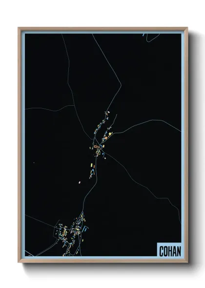 Une affiche de carte sur Cohan