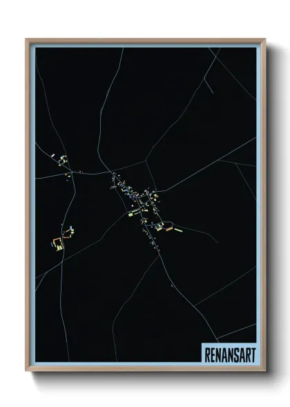 Une affiche de carte sur Renansart