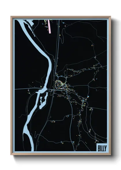 Une affiche de carte sur Billy