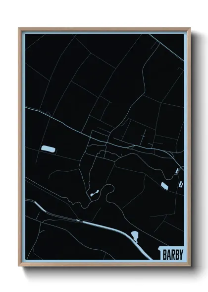 Une affiche de carte sur Barby