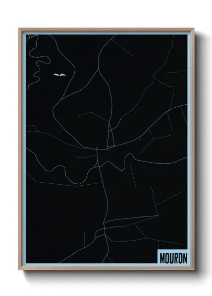 Une affiche de carte sur Mouron