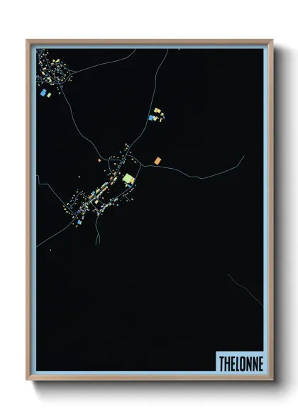Une affiche de carte sur Thelonne