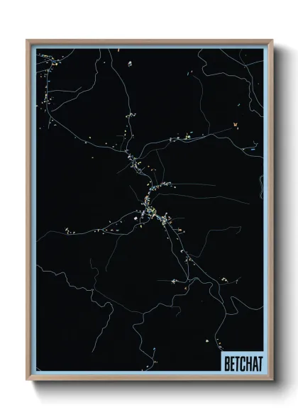 Une affiche de carte sur Betchat