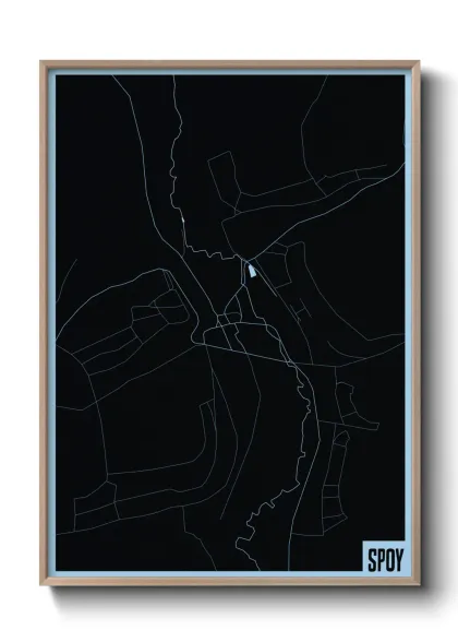 Une affiche de carte sur Spoy