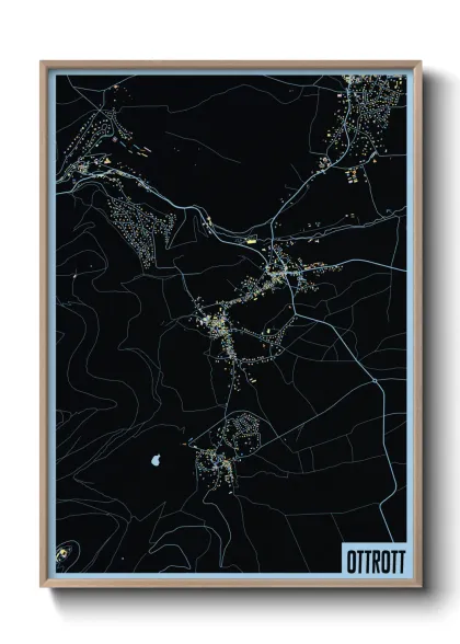 Une affiche de carte sur Ottrott