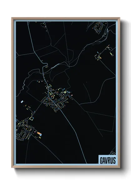 Une affiche de carte sur Gavrus