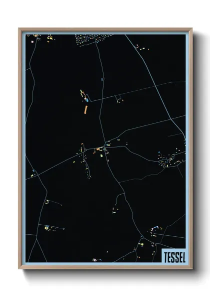 Une affiche de carte sur Tessel