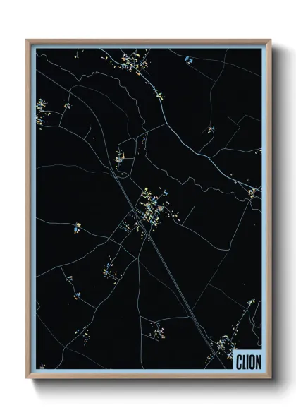 Une affiche de carte sur Clion