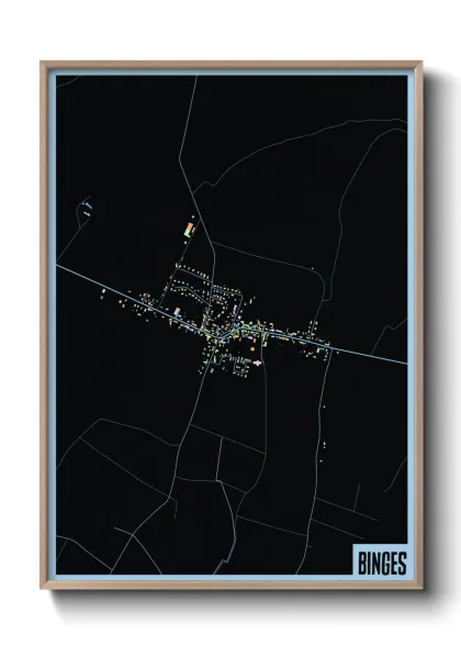 Une affiche de carte sur Binges
