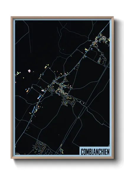 Une affiche de carte sur Comblanchien
