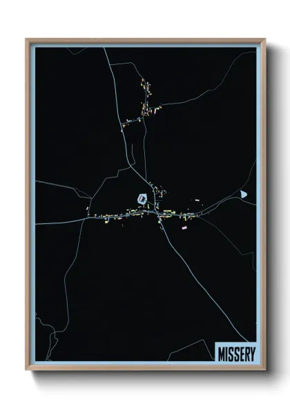 Une affiche de carte sur Missery