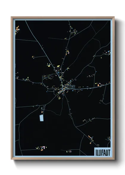 Une affiche de carte sur Illifaut