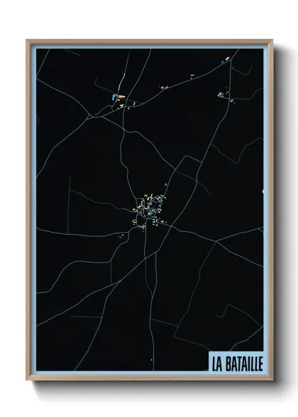 Une affiche de carte sur La Bataille