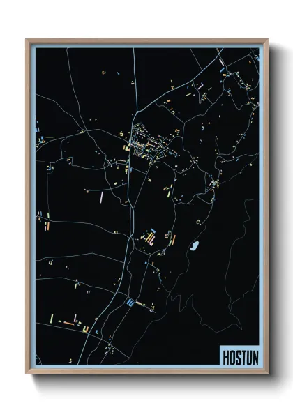 Une affiche de carte sur Hostun