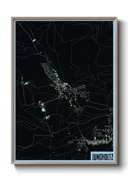 Une affiche de carte sur Jungholtz
