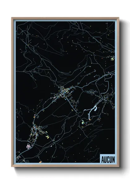 Une affiche de carte sur Aucun