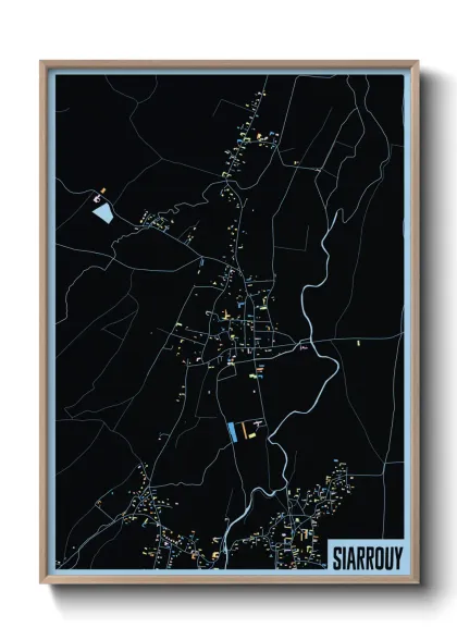 Une affiche de carte sur Siarrouy