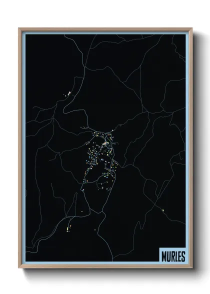 Une affiche de carte sur Murles
