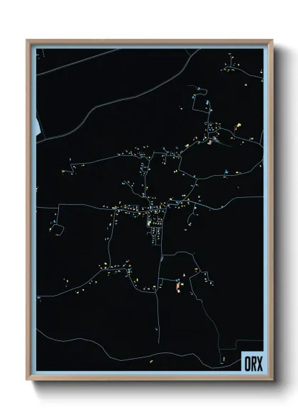 Une affiche de carte sur Orx