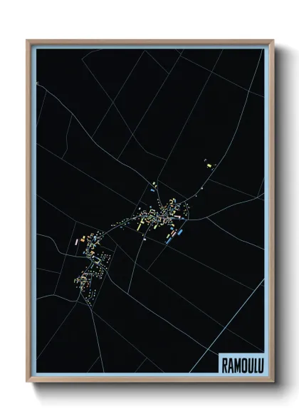 Une affiche de carte sur Ramoulu