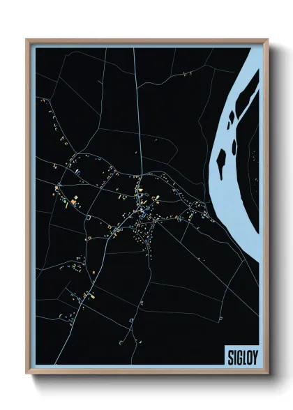 Une affiche de carte sur Sigloy